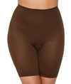 Maidenform Cover Your Bases Smoothing Mid-thigh Shaper In Bronze