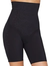 Maidenform Fit Sense Firm Control High-waist Thigh Slimmer In Black