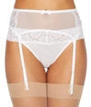 MAIDENFORM FLORAL LACE GARTER BELT