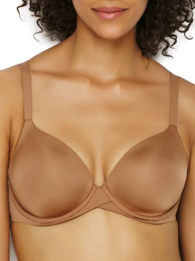 Maidenform One Fab Fit 2.0 Demi T-shirt Bra In Cinnamon Butter