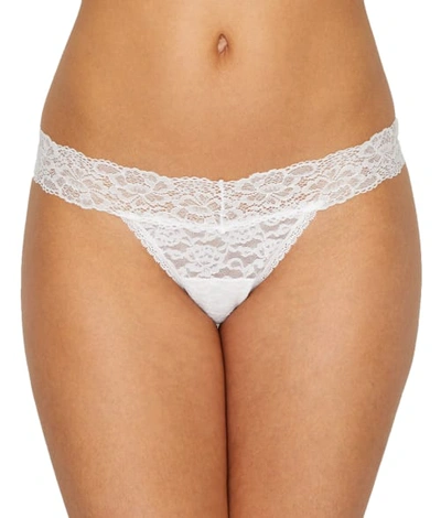 Maidenform Sexy Must Have Lace Thong In White Lace