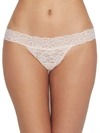 Maidenform Sexy Must Have Sheer Lace Thong Underwear Dmeslt In Sandshell