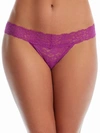 Maidenform Sexy Must Have Lace Thong In Dark Magenta