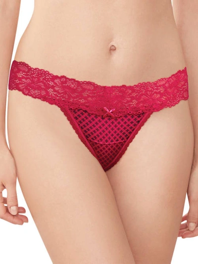 Maidenform Sexy Must Have Lace Thong In Armature Geo