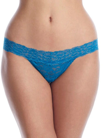 Maidenform Sexy Must Have Lace Thong In Teal Tide