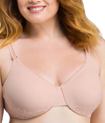 Olga Cloud 9 Lace Lift T-shirt Bra In Butterscotch