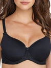 Panache Cari Jersey Moulded Full-cup Bra In Black