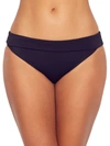 Panache Anya Riva Fold-over Bikini Bottom In Black