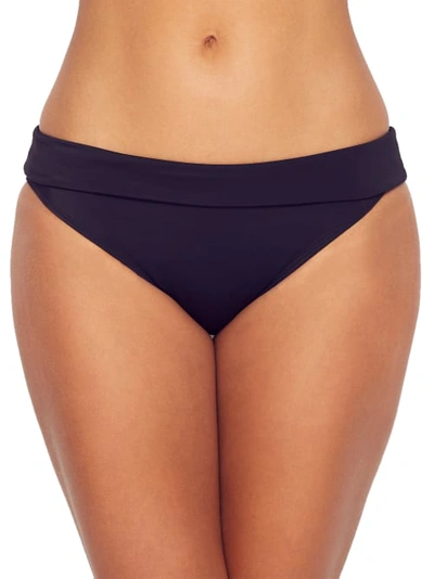 Panache Anya Riva Fold-over Bikini Bottom In Black