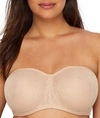 Paramour By Felina Delightful Full Figure Unlined Strapless Bra In Warm Nude