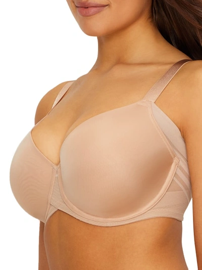 Paramour Women's Utopia Front-close Racerback Underwire Bra, 155149 In Warm Nude