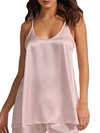 Pj Harlow Anne Satin Sleep Cami Top In Blush