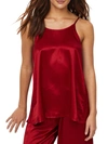 Pj Harlow Anne Satin Sleep Cami Top In Red