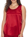 Pj Harlow Jackie Satin Cami In Red