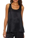 Pj Harlow Laura Satin Tank In Black