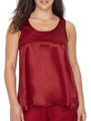 Pj Harlow Laura Satin Tank In Red