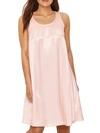 Pj Harlow Lindsay Satin Nightgown In Blush