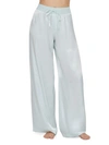 Pj Harlow Jolie Satin Lounge Pants In Oxygen