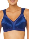Shop Playtex 18 Hour Original Comfort Strap Wire-free Bra In Sailor Blue