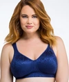 Playtex 18 Hour Ultimate Lift And Support Wireless Bra 4745 In Blue Velvet