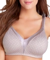 Playtex Full Figure 18 Hour Sleek & Smooth Wireless Bra 4803, Online Only In Dot Print