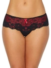 Pour Moi Amour Shorty In Black,scarlet