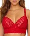 Prima Donna I Do Plunge Longline Bra In Scarlet