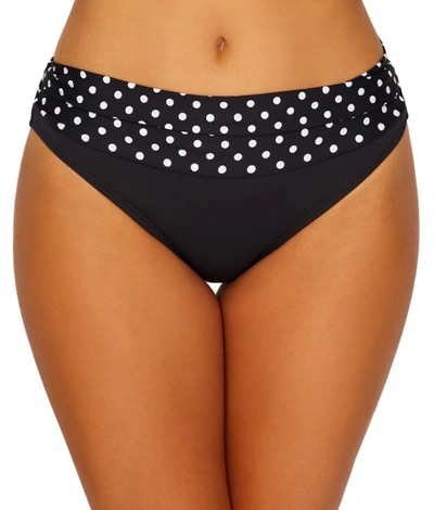 Sunsets Black Dot Unforgettable Bikini Bottom