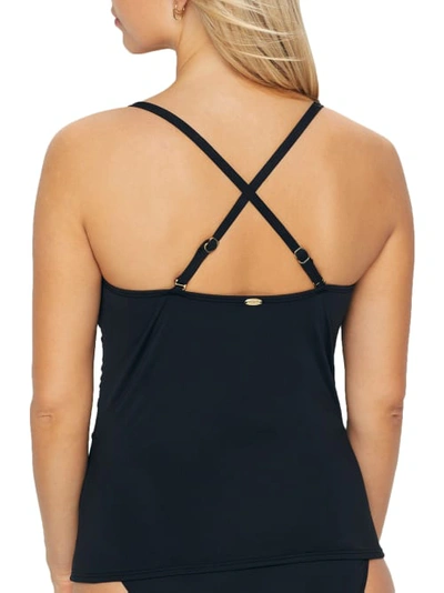 Sunsets Black Simone Tankini Top