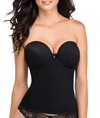 Va Bien Ultra-lift Seamless Bustier In Black