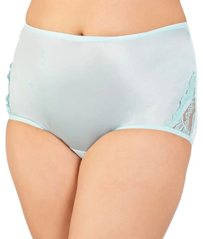 Vanity Fair Lace Nouveau Brief In Azure Mist