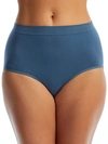 Vanity Fair Smoothing Comfort Seamless Brief In Blue Note