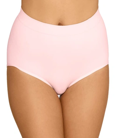 Vanity Fair Smoothing Comfort Seamless Brief In Pink
