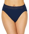 Vanity Fair Flattering Hi-cut Cotton Brief In Times Square Navy