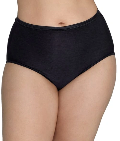 Vanity Fair Plus Size Illumination Brief In Midnight Black