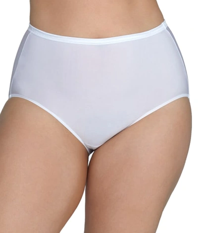 Vanity Fair Plus Size Illumination Brief In Star White