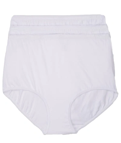 Vanity Fair Perfectly Yours Cotton Brief 3-pack In White