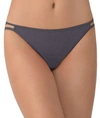Vanity Fair Illumination String Bikini In Steele Violet