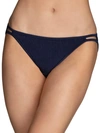 Vanity Fair Illumination String Bikini Underwear 18108 In Ghost Navy