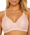 Vanity Fair Body Shine Wire-free T-shirt Bra In Quartz Jacquard