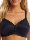 Vanity Fair Body Shine Wire-free T-shirt Bra In Black Floral