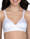 Vanity Fair Body Shine Wire-free T-shirt Bra In Star White