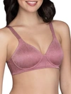 Vanity Fair Body Shine Wire-free T-shirt Bra In Malibu Mauve