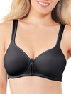 Vanity Fair Body Caress Beauty Back Convertible Wire-free Bra In Midnight Black