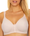 Vanity Fair Body Caress Beauty Back Convertible Wire-free Bra In Sheer Quartz