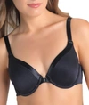 Vanity Fair Illumination Front Close Full Coverage Underwire Bra 75339 In Midnight Black