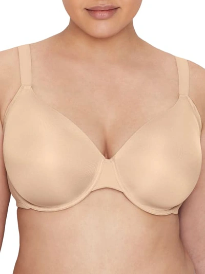 Vanity Fair Beauty Back Underarm & Back Smoother T-shirt Bra In Damask Neutral