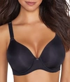 Vanity Fair Beauty Back T-shirt Bra In Midnight Black