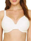 Vanity Fair Full Figure Beauty Back Smoothing Minimizer Bra 76080 In Coconut White Lace