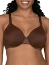 Vanity Fair Beauty Back Smoother T-shirt Bra In Cappuccino